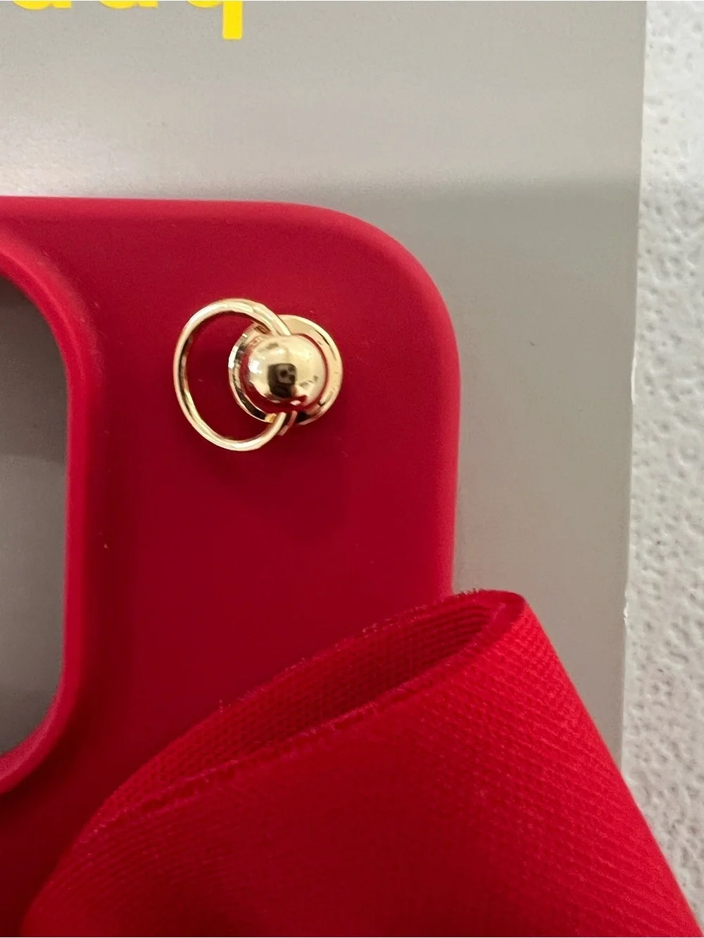 Heyday Red Bow Pop Apple iPhone 16 Cell Phone Case  NWT